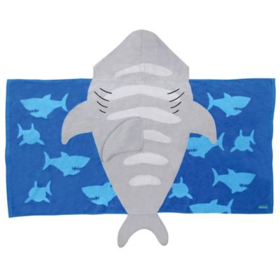 hooded shark towel