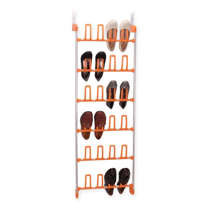 Household Essentials® 12Pair OvertheDoor Shoe Rack Bed Bath and