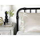 Alternate image 2 for Morning Glamour&reg; Satin Standard Pillowcases in Ivory (Set of 2)
