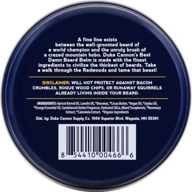 Duke Cannon's Supply Co. 1.6 oz. Best Damn Beard Balm. View a larger version of this product image.