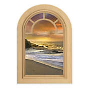 Contour Art Elements Coastal Sunset 16-Inch x 24-Inch Peel &amp; Stick Wall Decal