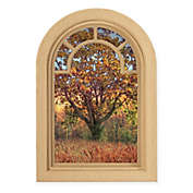 Contour Art Elements Autumn Tree 16-Inch x 24-Inch Peel &amp; Stick Wall Decal