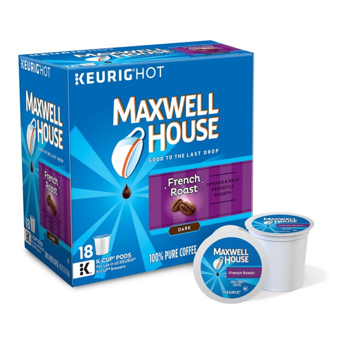 Keurig® KCup® Pack 18Count Maxwell House® French Roast Coffee Bed Bath & Beyond