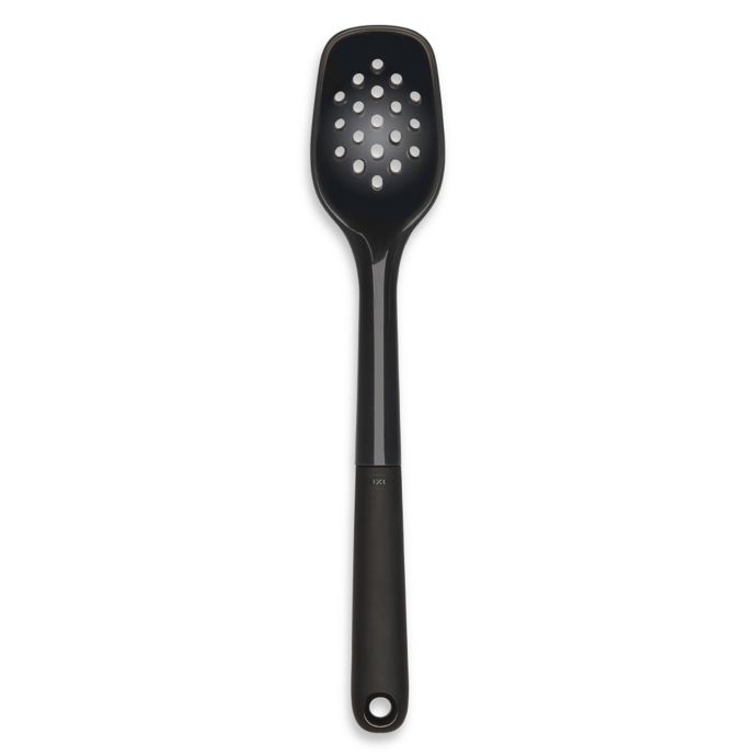 OXO Good Grips® Silicone Slotted Spoon in Black | Bed Bath & Beyond