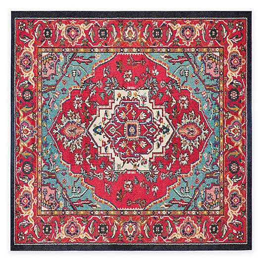 Alternate image 1 for Safavieh Monaco Traditional 6-Foot 7-Inch Square Area Rug in Red/Turquoise