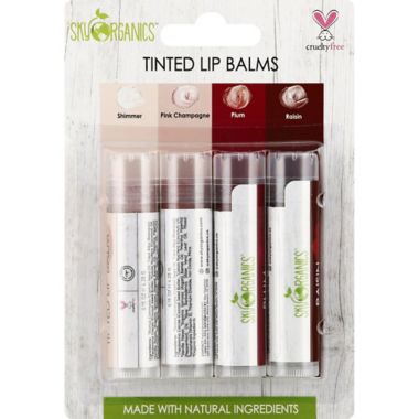 SKYORG&reg; 4-Count Tinted Lip Balm. View a larger version of this product image.