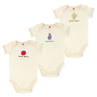 BabyVision&reg; Touched by Nature 3-Pack &quot;Tomato&quot; Organic Cotton Bodysuits
