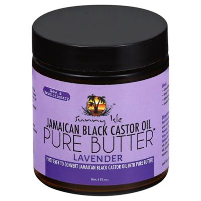 Sunny Isle 4 oz. Pure Butter&trade; Jamaican Black Castor Lavender Oil