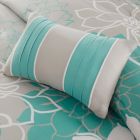 Madison Park Lola 7 Piece Comforter Set In Aqua Bed Bath Beyond