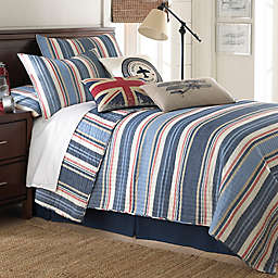 Levtex Home Oliver 3-Piece Full/Queen Quilt Set in Blue