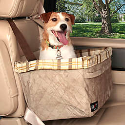 Solvit® Tagalong™ Deluxe X-Large Pet Booster Seat in Taupe Plaid