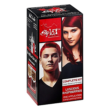 Splat® Rebellious Colors Semi-Permanent Hair Color Kit with Bleach in  Luscious Raspberry | Bed Bath & Beyond