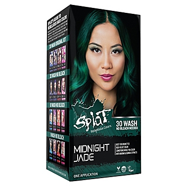 Splat&reg; Rebellious Colors Bleach Free Semi-Permanent Hair Color Kit in Midnight Jade. View a larger version of this product image.