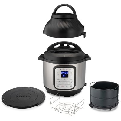 The Instant Pot® 8 Qt. Duo Crisp™ + Air Fryer In Stainless Steel/Black ...