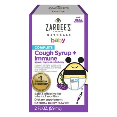 Zarbee&#39;s&reg; 2 oz. Complete Cough Syrup + Immune Supplement in Natural Berry Flavor