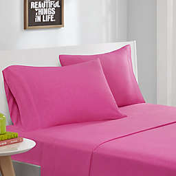 Intelligent Design® Jersey Knit Twin Sheet Set in Pink