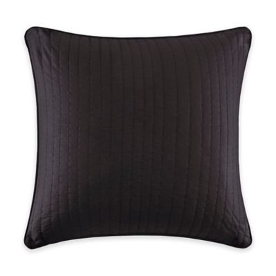 Ink Ivy Camila Quilted European Pillow Sham In Black Bed Bath