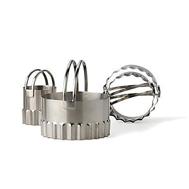 RSVP Endurance&reg; Rippled Round Biscuit Cutters (Set of 4). View a larger version of this product image.