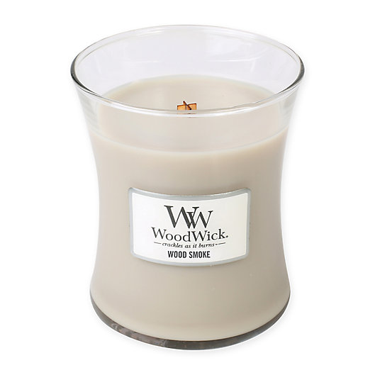 Alternate image 1 for WoodWick® Wood Smoke Medium Jar Candle