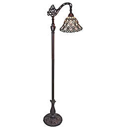 Tiffany Style 62-Inch Vintage Reading Floor Lamp