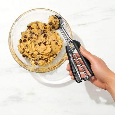 OXO Good Grips&reg; Medium Stainless Steel Cookie Dough Scoop. View a larger version of this product image.