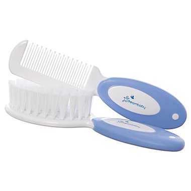 Dreambaby&reg; Deluxe Brush and Comb Set in Blue. View a larger version of this product image.