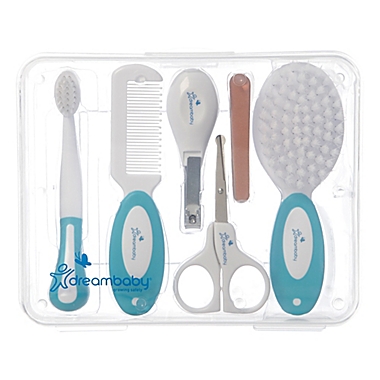 Dreambaby&reg; Essential Grooming 10-Piece Kit in Aqua. View a larger version of this product image.