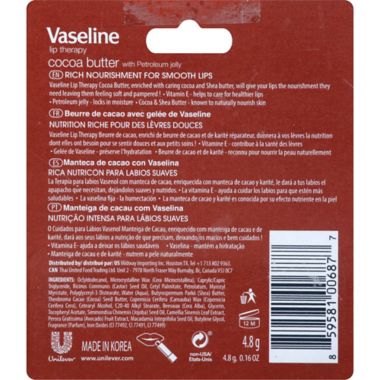 Vaseline&reg; 1.6 oz. Lip Therapy in Cocoa Butter. View a larger version of this product image.