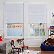 Baby Blinds Cordless Pleat Shade in Pearl White