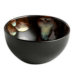Carmel Ceramica® Dappled 4-Inch Round Dip Bowl in Dark Brown