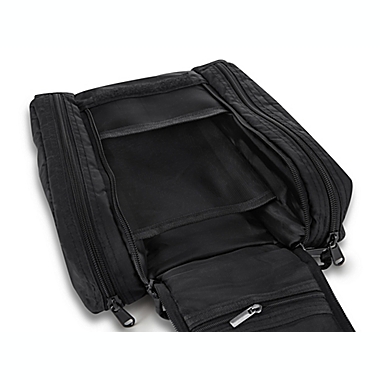 10-Inch Hanging Toiletry Bag in Black. View a larger version of this product image.