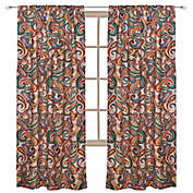 Levtex Home Alyssa 55-Inch Rod Pocket Paisley Window Curtain Panel in Beige