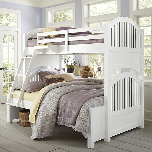 Alternate image 1 for Hillsdale Kids and Teen Lake House Adrian Bunk Twin/Full Bed in White