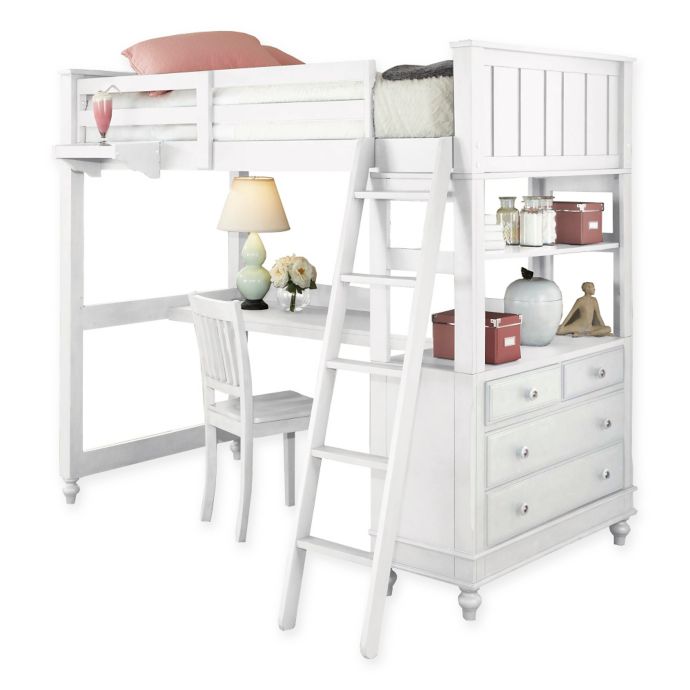 Hillsdale Kids And Teen Lake House Loft Bed With Desk Bed Bath Beyond