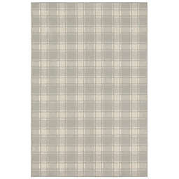 Bee & Willow™ Plaid 5' x 8 Area Rug in Grey/Cream