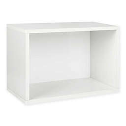 Way Basics Tool-Free Assembly Large Rectangle Storage Blox and Stackable Shelving in White