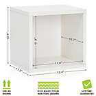 Alternate image 1 for Way Basics Tool-Free Assembly zBoard paperboard Connect Storage Cube in White