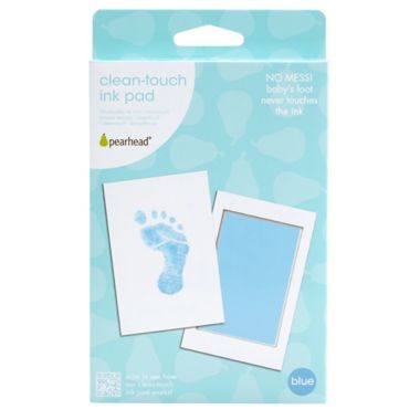 Pearhead Clean-Touch Blue Ink Pad. View a larger version of this product image.