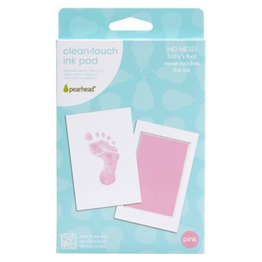 Pearhead Clean-Touch Ink Pad in Pink. View a larger version of this product image.