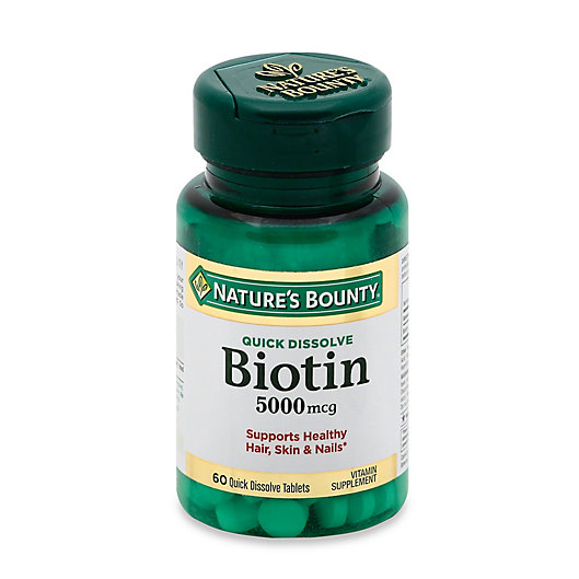 Alternate image 1 for Nature's Bounty® 60-Count Biotin Quick Dissolve 5000 mcg Tablets