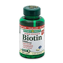 Nature&#39;s Bounty&reg; 150-Count Super Potency Biotin 5000 mcg Softgels