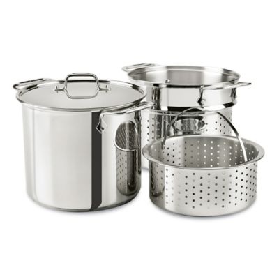 All-Clad 8 qt. Stainless Steel Covered Multicooker