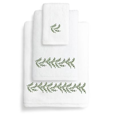 Autumn Leaves Turkish Cotton Hand Towel