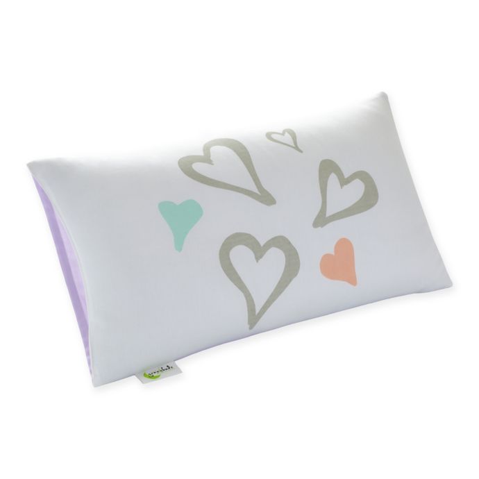 Greenbuds Abstract Affection Organic Cotton Toddler Pillow Cover