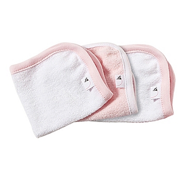 Burt&#39;s Bees Baby&reg; 3-Pack Organic Cotton Washcloths in Blossom. View a larger version of this product image.