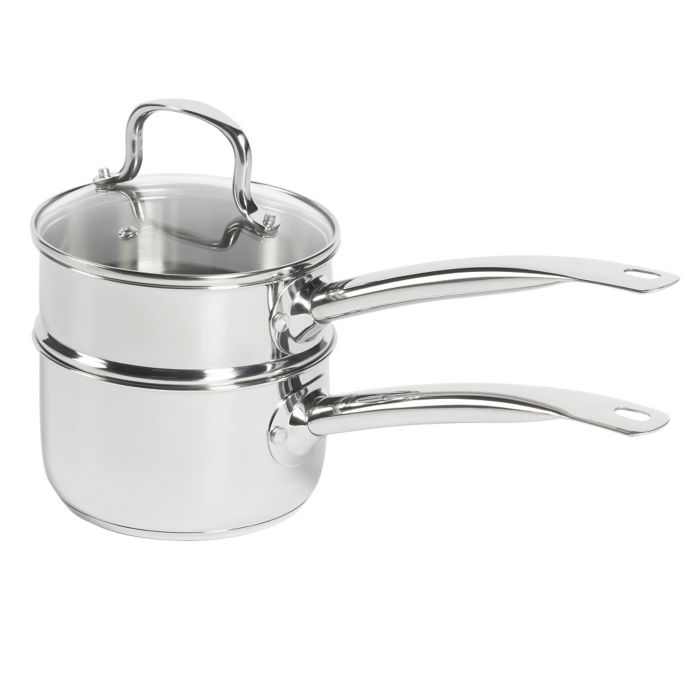 Salt 2 Piece 2 Qt Stainless Steel Double Boiler Bed Bath Beyond