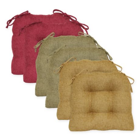 Jasper Tufted Chair Pads (Set of 2) | Bed Bath & Beyond