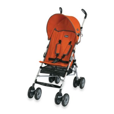 chicco orange stroller