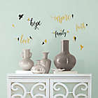 Alternate image 0 for Inspirational Words with Birds Peel and Stick Wall Decals