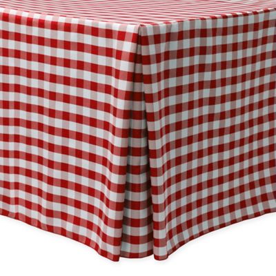 Gingham Oblong Fitted Tablecloth Bed, 40 X 60 Fitted Tablecloth
